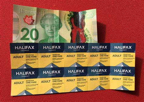 Halifax transit tickets